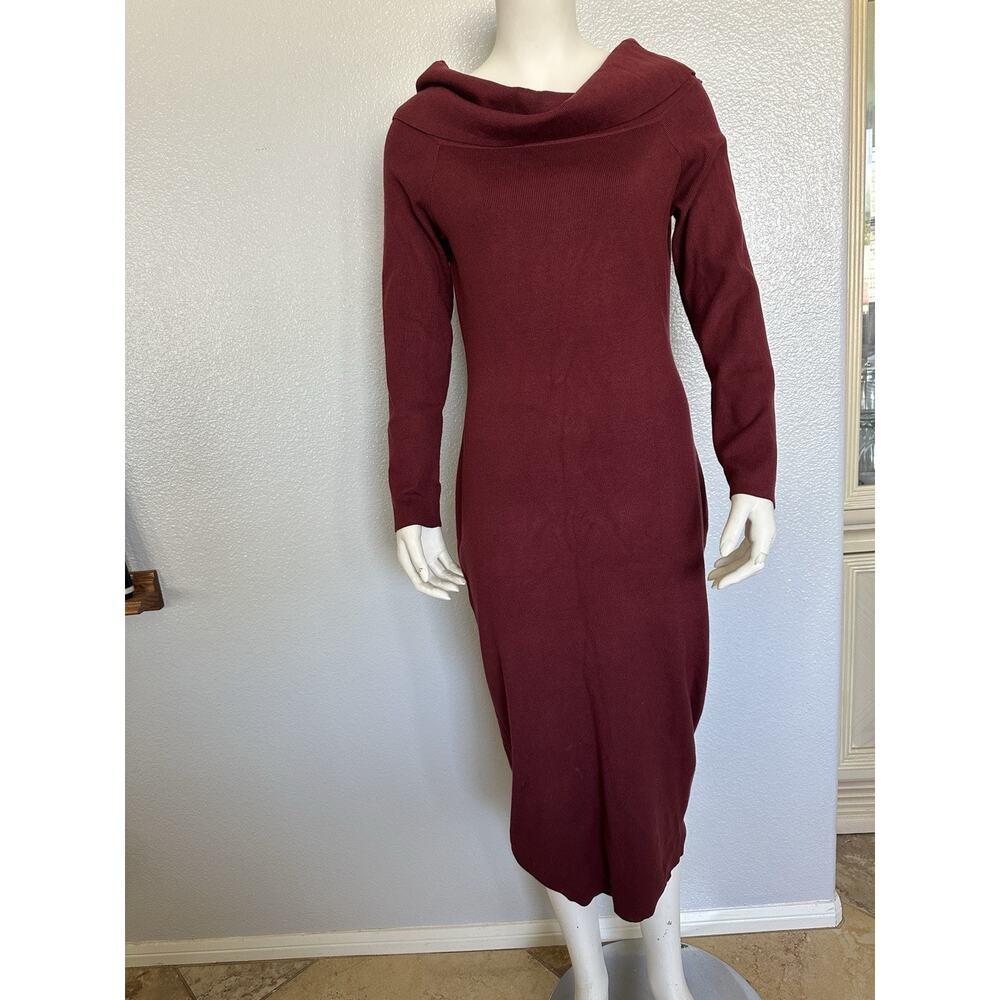 MEROKEETY Women Long Sleeves Maxi Dress Size M